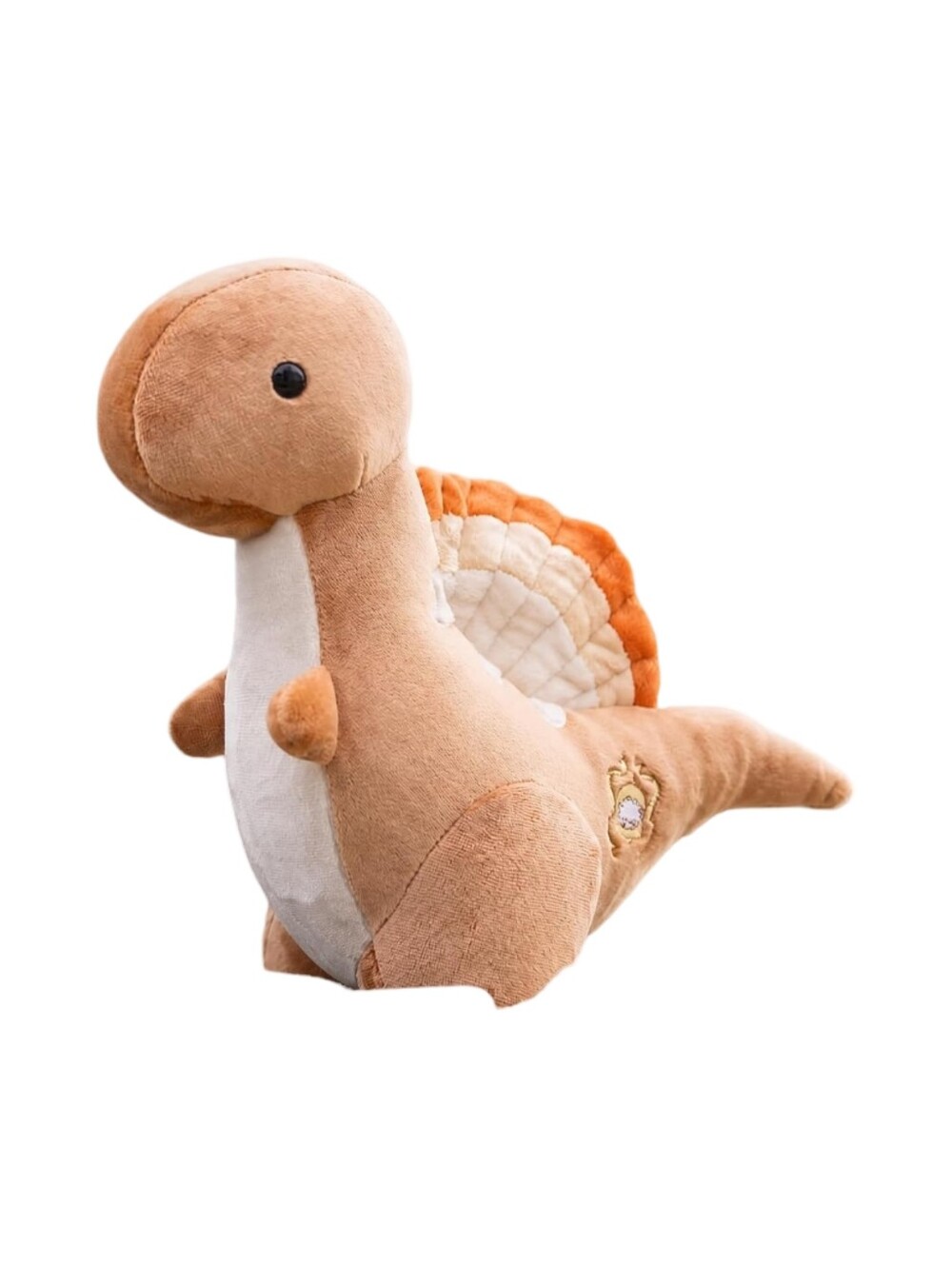 Plush Dino Duo in Tan and Cream – Cute Stuffed Dinosaurs - Picture 9 of 12